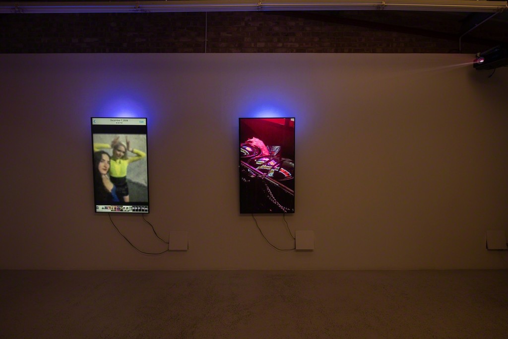 Installation view of Signe Pierce “Digital Streams of an Uploadable Consciousness : Stories 2016-2019” at Annka Kultys Gallery, London 2019. Photo: Annka Kultys Gallery (Damian Griffiths) Installation view of Signe Pierce “Digital Streams of an Uploadable Consciousness : Stories 2016-2019” at Annka Kultys Gallery, London 2019. Photo: Annka Kultys Gallery (Damian Griffiths)