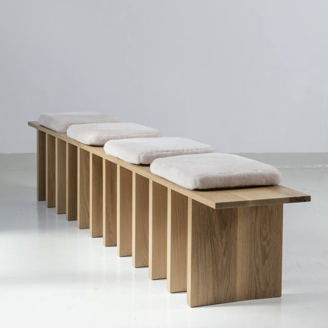Tinatin Kilaberidze Long Bench In Oak By Tinatin Kilaberidze 2018 Available For Sale Artsy