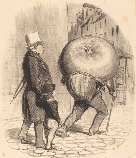 Honoré Daumier, ‘Une Leçon de botanique’, 1852, National Gallery of Art, Washington, D.C.