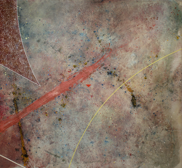 Pat Adams, ‘Cardinal’, 1978, Painting, Oil, isobutyl methacrylate, and eggshell on canvas, Alexandre Gallery