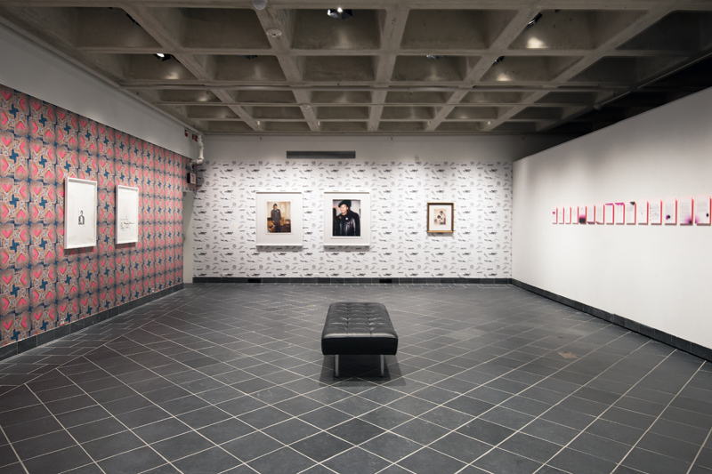 Installation view, Sadie Barnette: Dear 1968,... at Cantor Fitzgerald Gallery. Photo: Lisa Boughter Installation view, Sadie Barnette: Dear 1968,... at Cantor Fitzgerald Gallery. Photo: Lisa Boughter