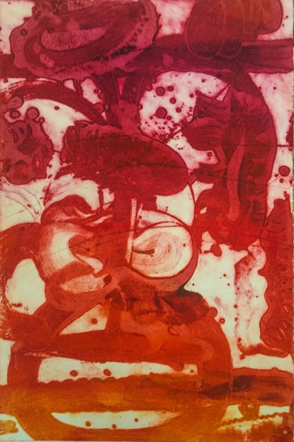 Catherine Howe, ‘Carborundum Monotype : Flowers V’, 2015, Drawing, Collage or other Work on Paper, Ink on Arches Paper, Cross Contemporary Partners