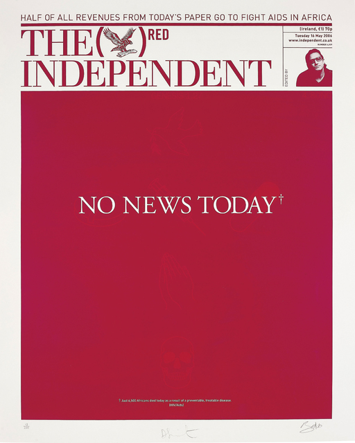 Damien Hirst, ‘The Independent (RED)’, 2008, Phillips