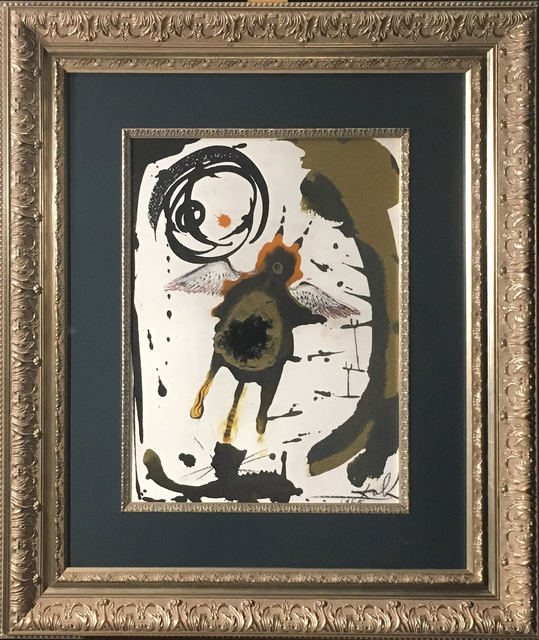 Salvador Dalí, ‘The Creation Of Flying Things’, 1967, Print, Original colored lithograph on heavy rag paper, Baterbys