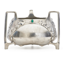 Art Nouveau three-handled center bowl