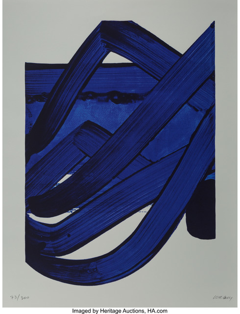 Pierre Soulages, ‘Composition, from Official Arts Portfolio of the XXIVth Olympiad, Seoul, Korea’, 1988, Heritage Auctions