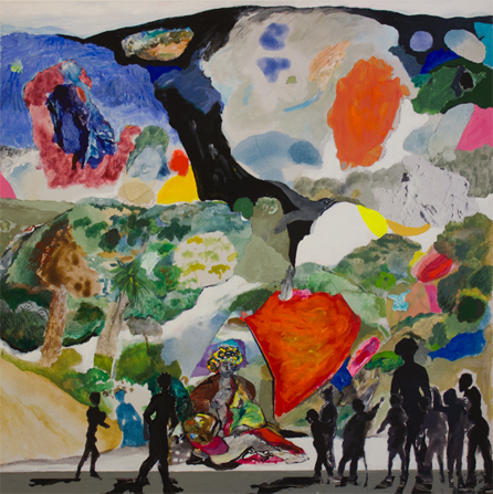 Carlos Franco, ‘Niños visitando el gran cuadro de Carlos Franco en el Museo Waldorffer’, 2016-2017, Miguel Marcos