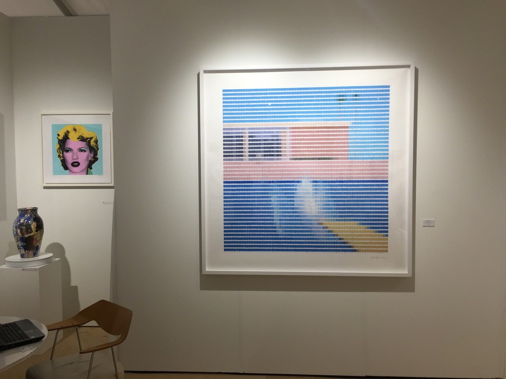 Dan Baldwin, Banksy and Nick Smith at SCOPE Miami Beach Dan Baldwin, Banksy and Nick Smith at SCOPE Miami Beach
