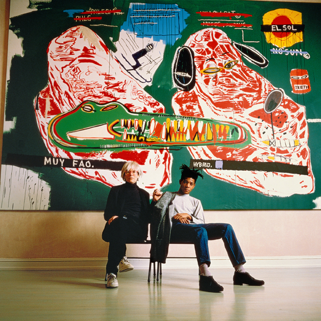 Tseng Kwong Chi, ‘Warhol and Basquiat Sitting, 1987’, 1987, Eric Firestone Gallery