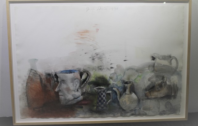 Jim Dine, ‘Still Life’, 1978, Drawing, Collage or other Work on Paper, Mixed media ,watercolor,graphite, on paper, Hal Katzen Gallery