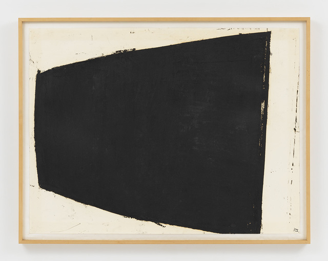 Richard Serra, ‘Curve 2’, 1981, Drawing, Collage or other Work on Paper, Paintstick on paper, Helwaser Gallery