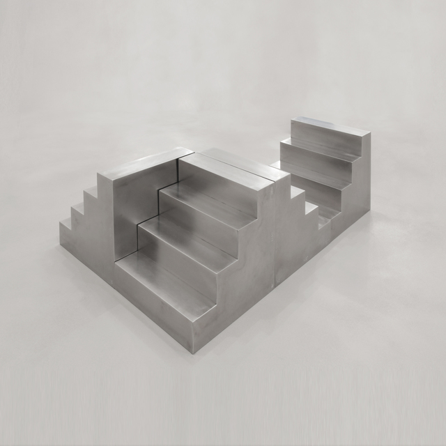Nicola Carrino, ‘Ri/Costruttivo 1/69 E.2016. Delta Uno. 4 scale modules n. 13.57/16.57’, 1969-2016, Sculpture, Stainless steel grind, A arte Invernizzi