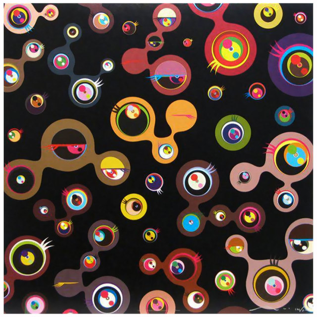 Takashi Murakami, ‘Jellyfish Eyes /Black 4’, 2006, Print, Offset lithograph, Graeme Jackson