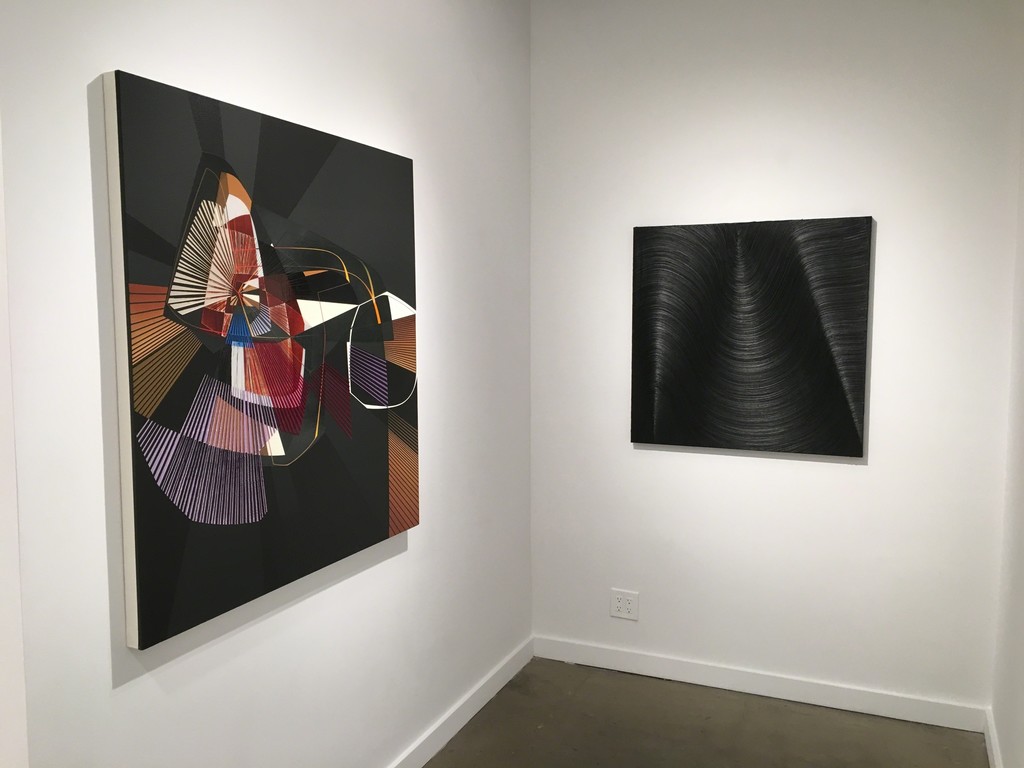 (left) Alex Couwenberg "The Very Things", (right) James Austin Murray "Galaxy Class: (left) Alex Couwenberg "The Very Things", (right) James Austin Murray "Galaxy Class:
