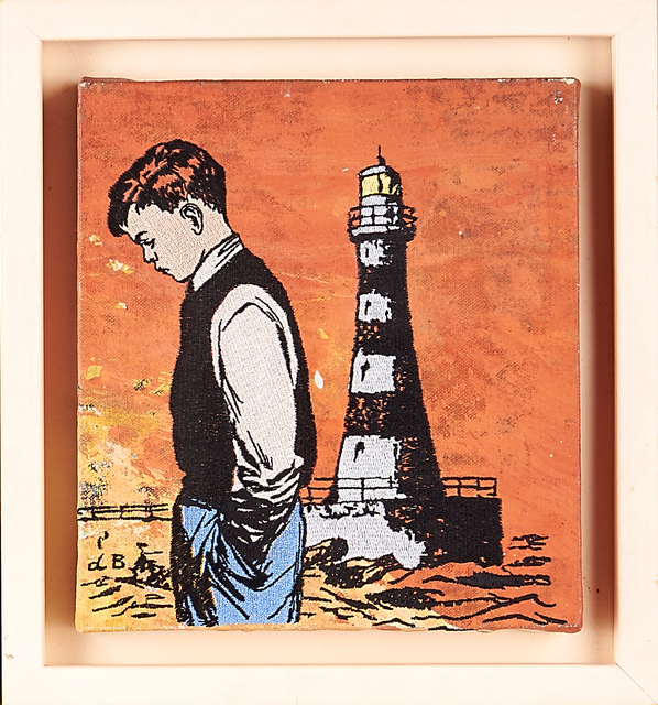 David Bromley, ‘Two Artworks: Boy with Lighthouse’, ca. 1990, Rago