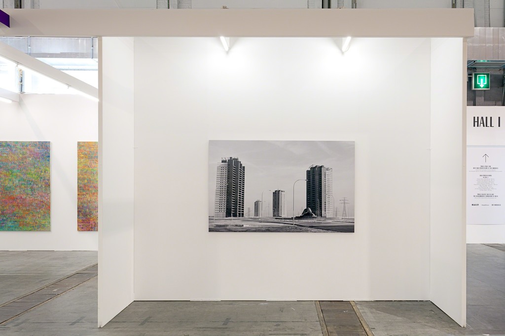 Exhibition view Art Brussels 2014. Galerie Valentin, Paris. With: Cécile Bart, Jean-Baptiste Bernadet, Gabriele de Santis, Laurent Grasso, George Henry Longly (solo project), Nicolas Moulin, Patrick Saytour. © Sylvie Chan-Liat / Courtesy of the artists and Valentin, Paris. Exhibition view Art Brussels 2014. Galerie Valentin, Paris. With: Cécile Bart, Jean-Baptiste Bernadet, Gabriele de Santis, Laurent Grasso, George Henry Longly (solo project), Nicolas Moulin, Patrick Saytour. © Sylvie Chan-Liat / Courtesy of the artists and Valentin, Paris.