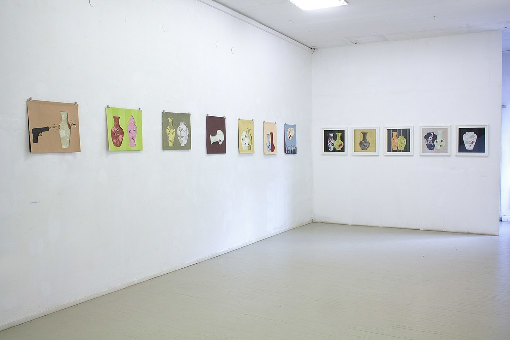 Fragment of exposition with works by Marc Vilallonga Fragment of exposition with works by Marc Vilallonga