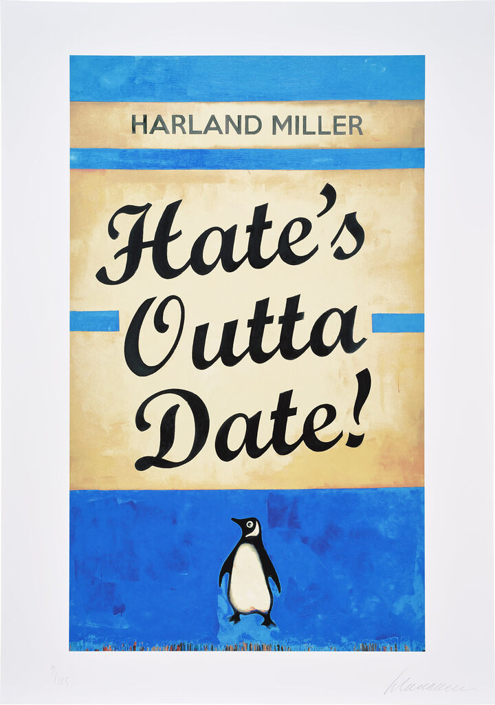 Harland Miller - Hate's Outta Date (Blue)