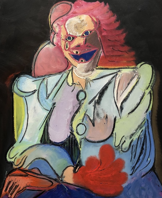 Rhys Lee, ‘Red Right Hand’, 2019, Painting, Oil on canvas, Richard Heller Gallery