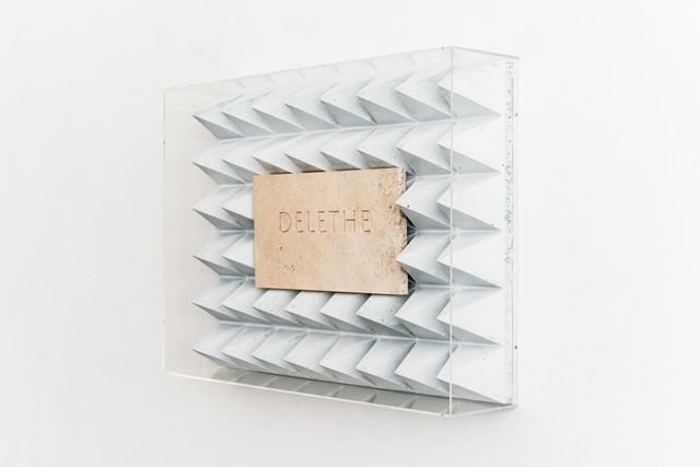 Nik Nowak, ‘Delethe (Edition) ’, 2015, Sculpture, Acoustic foam, epoxy resin, lacquer, travertine stone, alexander levy