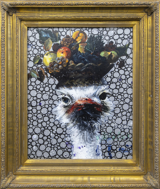Angelo Accardi, ‘Fruit Hat’, 2021, Painting, Mixed media painting, Eden Fine Art