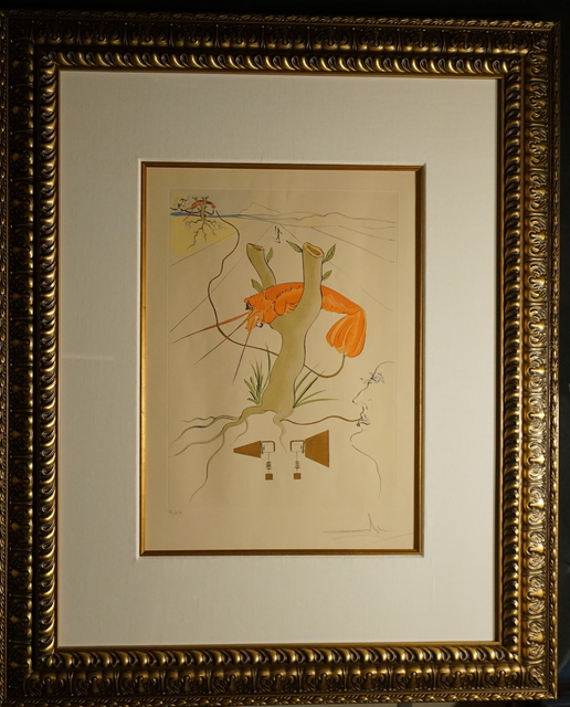 Salvador Dalí, ‘Great Inventions Telephone’, 1975, Print, Etching, Fine Art Acquisitions Dali