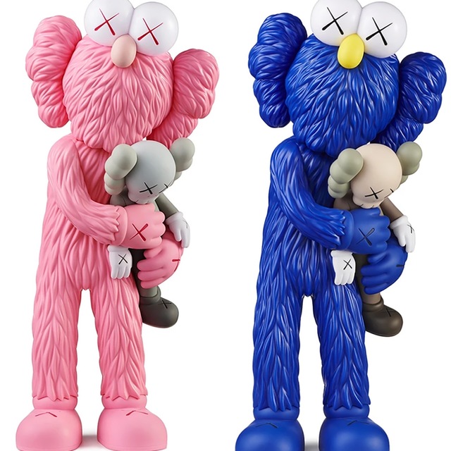 KAWS, ‘KAWS TAKE: set of 2 works (KAWS Take companion)’, 2020, Sculpture, Vinyl paint cast resin, Lot 180
