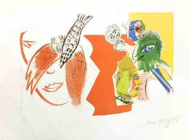Marc Chagall, ‘Compositon’, 1966, Wallector