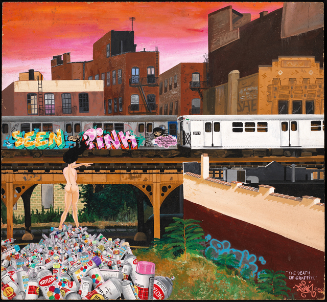 LADY PINK, ‘The Death of Graffiti’, 1982, Indianapolis Museum of Art at Newfields
