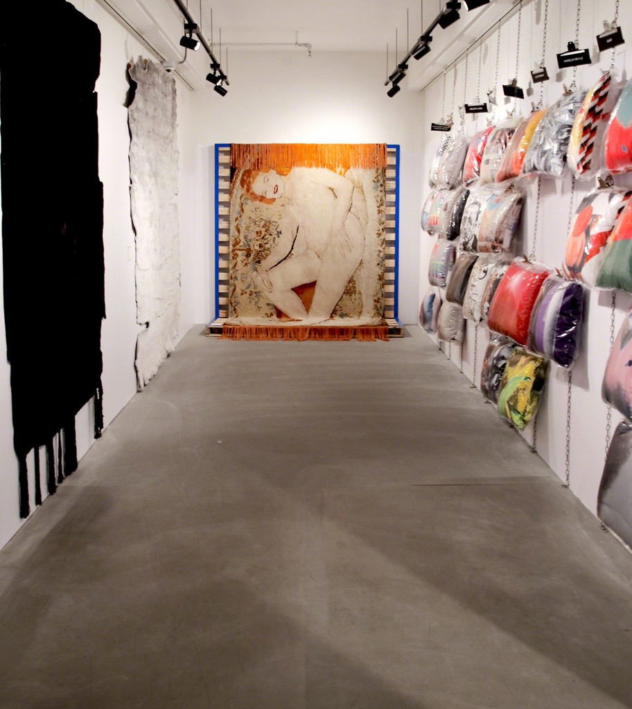 Installation at JOYCE featuring art carpets by CALLE HENZEL and JUERGEN TELLER Installation at JOYCE featuring art carpets by CALLE HENZEL and JUERGEN TELLER