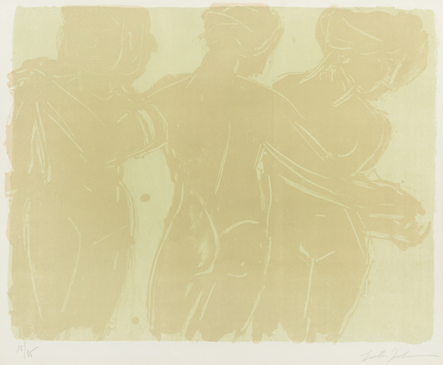 Lester Johnson, ‘Three Graces’, 1966, Print, Lithograph, Hindman