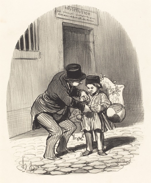 Honoré Daumier, ‘Le Jour de sortie’, National Gallery of Art, Washington, D.C.