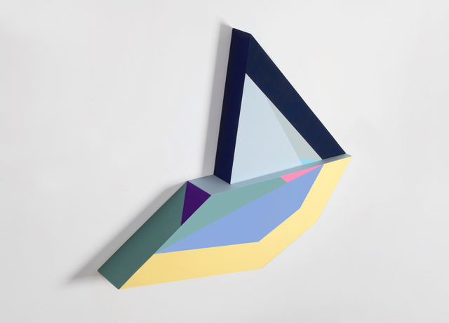 Zin Helena Song, ‘Polygon in Space #20’, 2014, Painting, Mixed media on wood, River