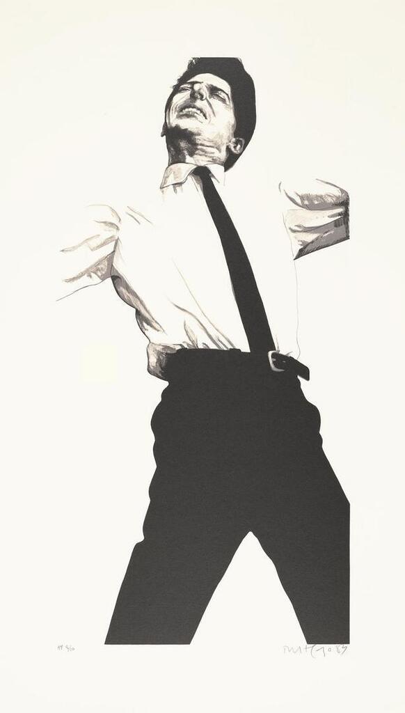 Robert Longo - Jules, from Men in the Cities