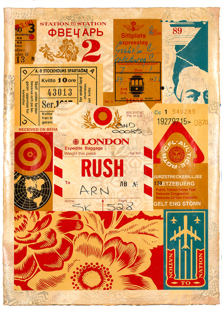 Shepard Fairey (OBEY), ‘Station to Station 4’, 2012, Galerie Ernst Hilger