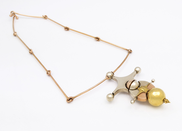 Giò Pomodoro, ‘Sfere Meccaniche’, 1970, Jewelry, Yellow Gold, White Gold, Pink Gold, BABS Art Gallery