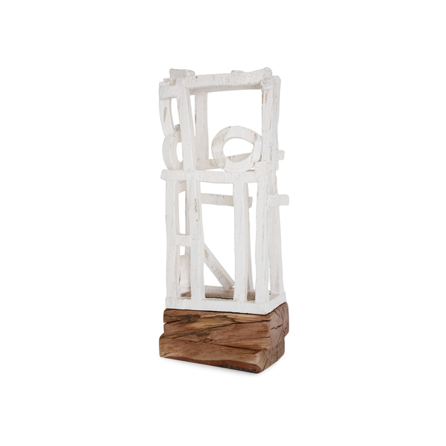 Brandon Reese, ‘ARAPAHOE’, Sculpture, Stoneware, Wood, Exhibit by Aberson