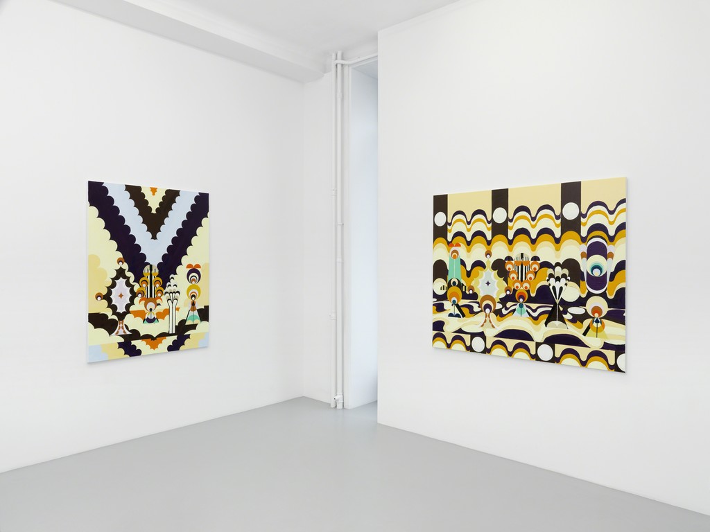Farah Atassi, Galerie Xippas, Geneva, Switzerland, 2017. ©Annik Wetter Farah Atassi, Galerie Xippas, Geneva, Switzerland, 2017. ©Annik Wetter