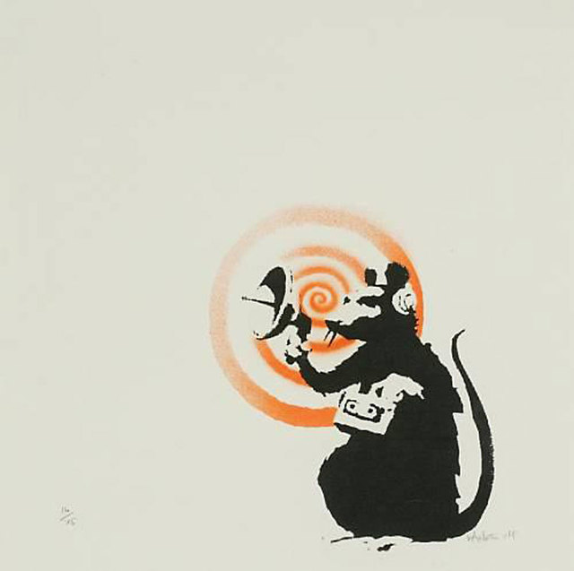 Banksy, ‘Radar Rat (Signed & Hand-Finished)’, 2004, Prescription Art
