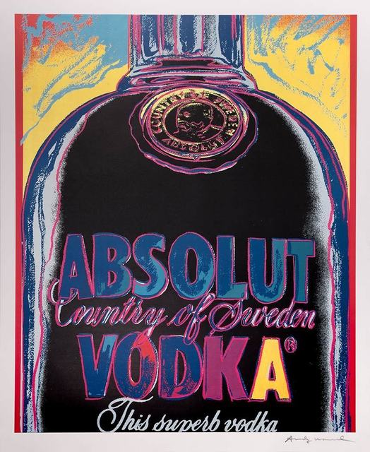 Andy Warhol, ‘Absolut Vodka’, 1985, Doyle