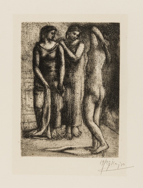 Pablo Picasso, ‘Deux Femmes regardant un modele nu (Bloch 57; Baer 102 Vla)’, 1923, Forum Auctions