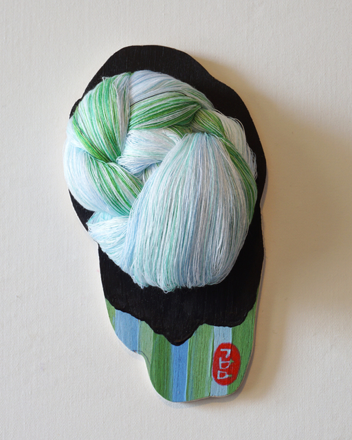 Bumin Kim, ‘Budding #14’, 2018, Sculpture, Thread, acrylic, and wood, Ro2 Art