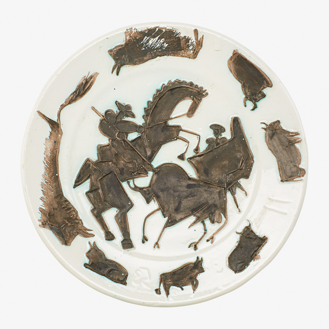 Pablo Picasso, ‘Rare large charger, "Corrida," France’, Rago/Wright