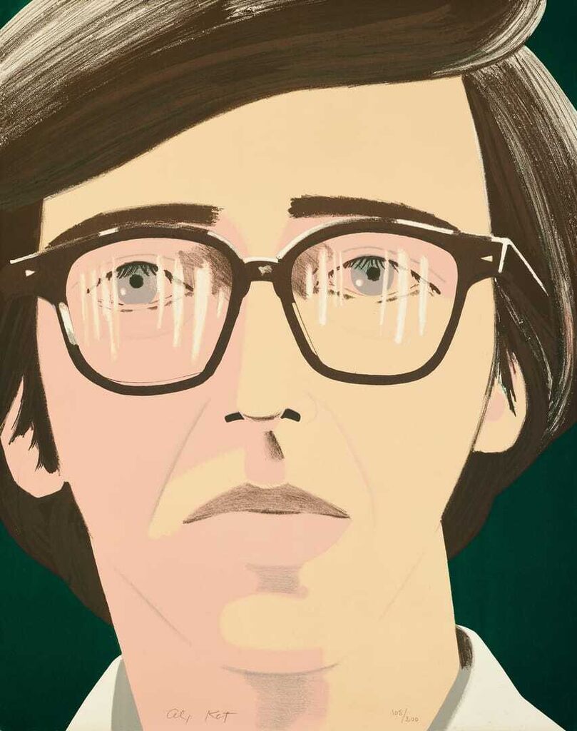 Alex Katz - Portrait of a Poet: Kenneth Koch