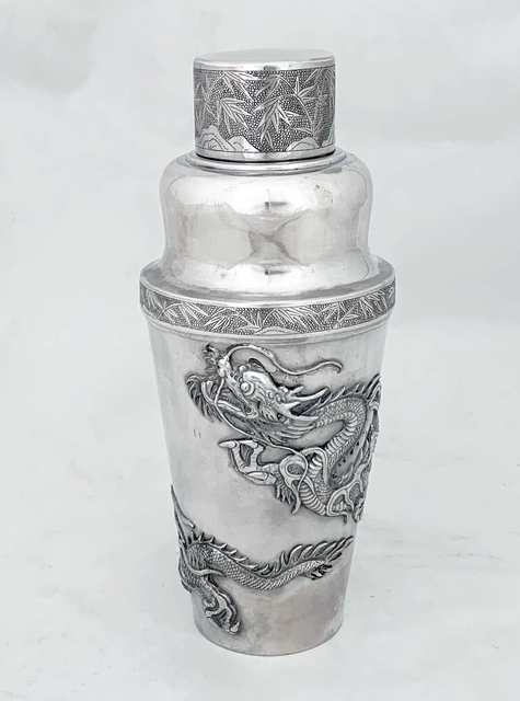 wang hing, ‘Chinese Export silver cocktail shaker’, ca. 1906, Sterling silver, Esmé Parish Silver