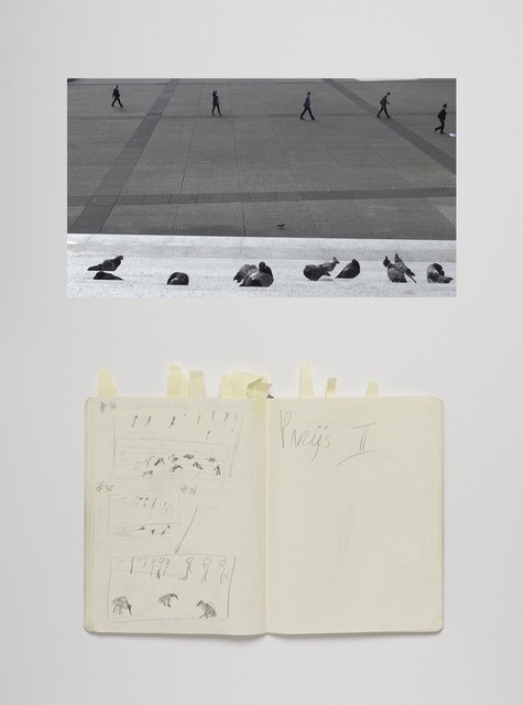 Paulien Oltheten, ‘Birds and people, Notebook’, 2020, Photography, Hanhnemuhle PhotoRag matt paper print - mounted on aluminium - wood frame with glass, Galerie Les filles du calvaire