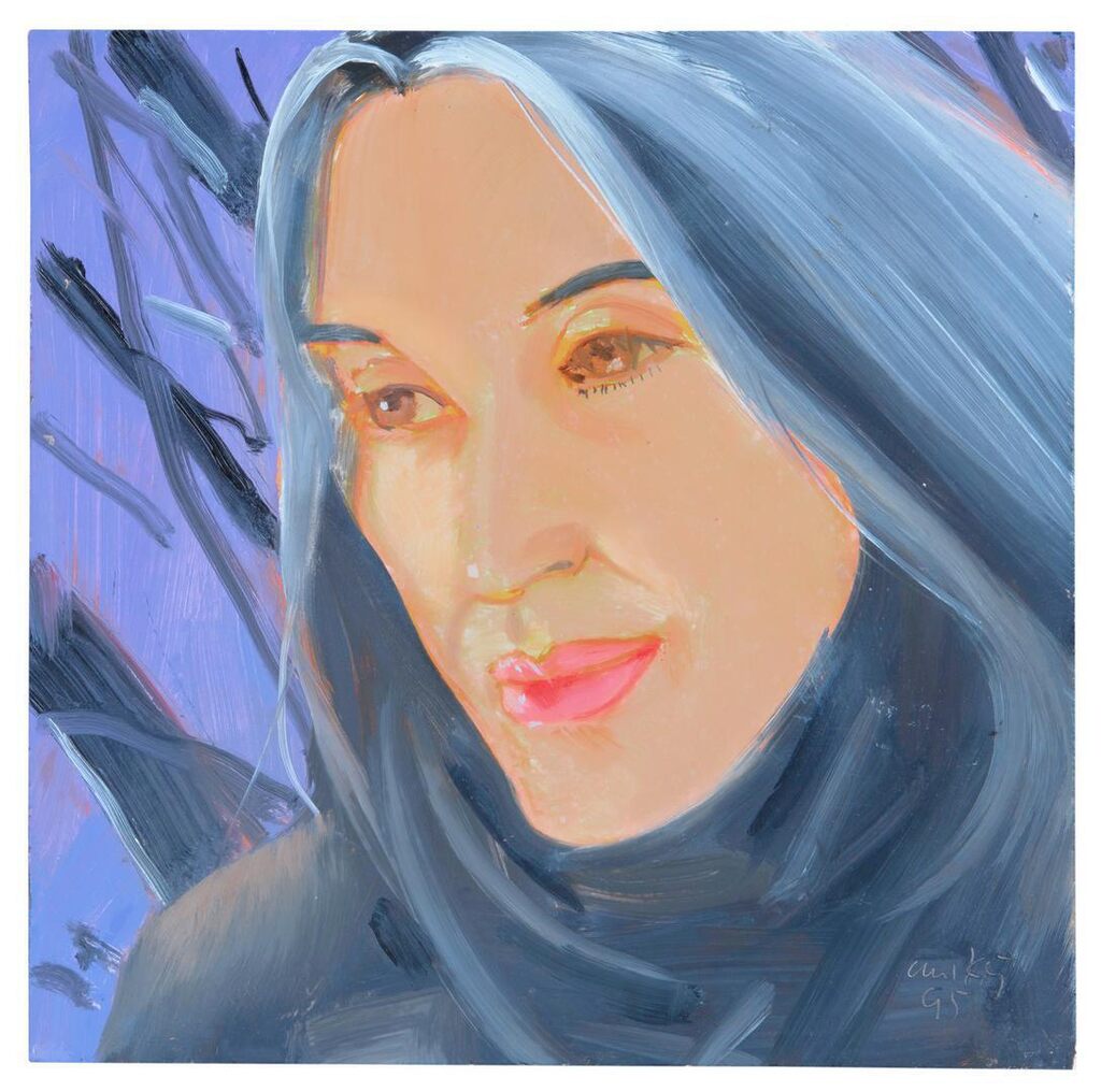 Alex Katz - Purple Ada