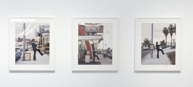 Ger van Elk, ‘The Co-Founder of the Word O.K. - Hollywood’, 1971, Photography, Two sets of 3 colour photographs: one vintage, dated and printed 1971, one dated 1971, printed 2002, Richard Saltoun