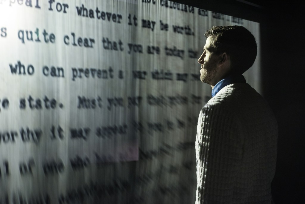 Installation photograph of “Jitish Kallat: Covering Letter,” Courtesy of Joseph Hu and Philadelphia Museum of Art. 2016. Installation photograph of “Jitish Kallat: Covering Letter,” Courtesy of Joseph Hu and Philadelphia Museum of Art. 2016.