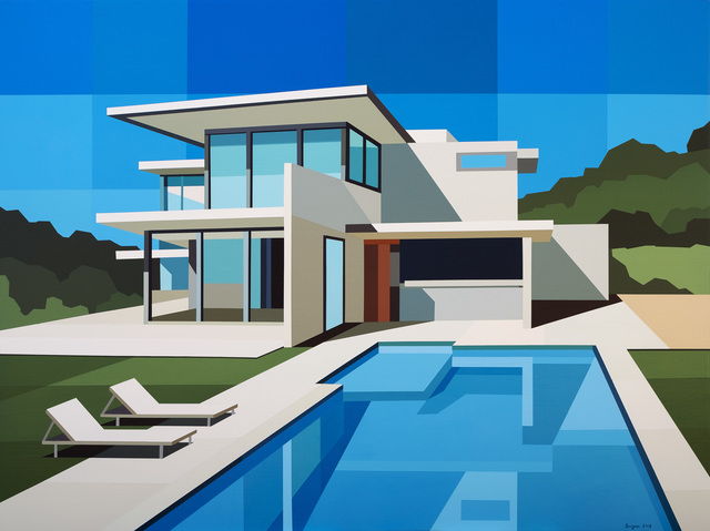 Andy Burgess, ‘Blue Retreat’, 2018, Fabrik Projects Gallery
